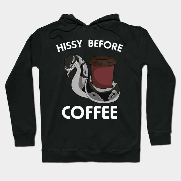 Hissy Before Coffee Hoodie by Modeststroke